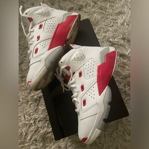 Boys Red and White Jordans:USED 6.5